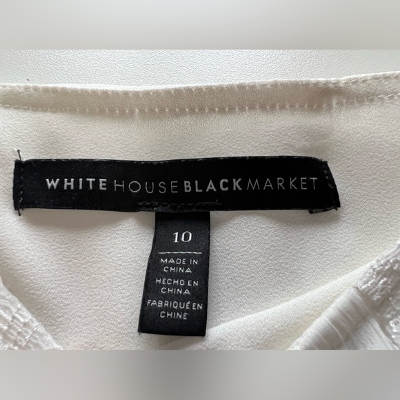 WHBM - Ecru Long Sleeve Tunic With Split Back - Picture 4 of 12